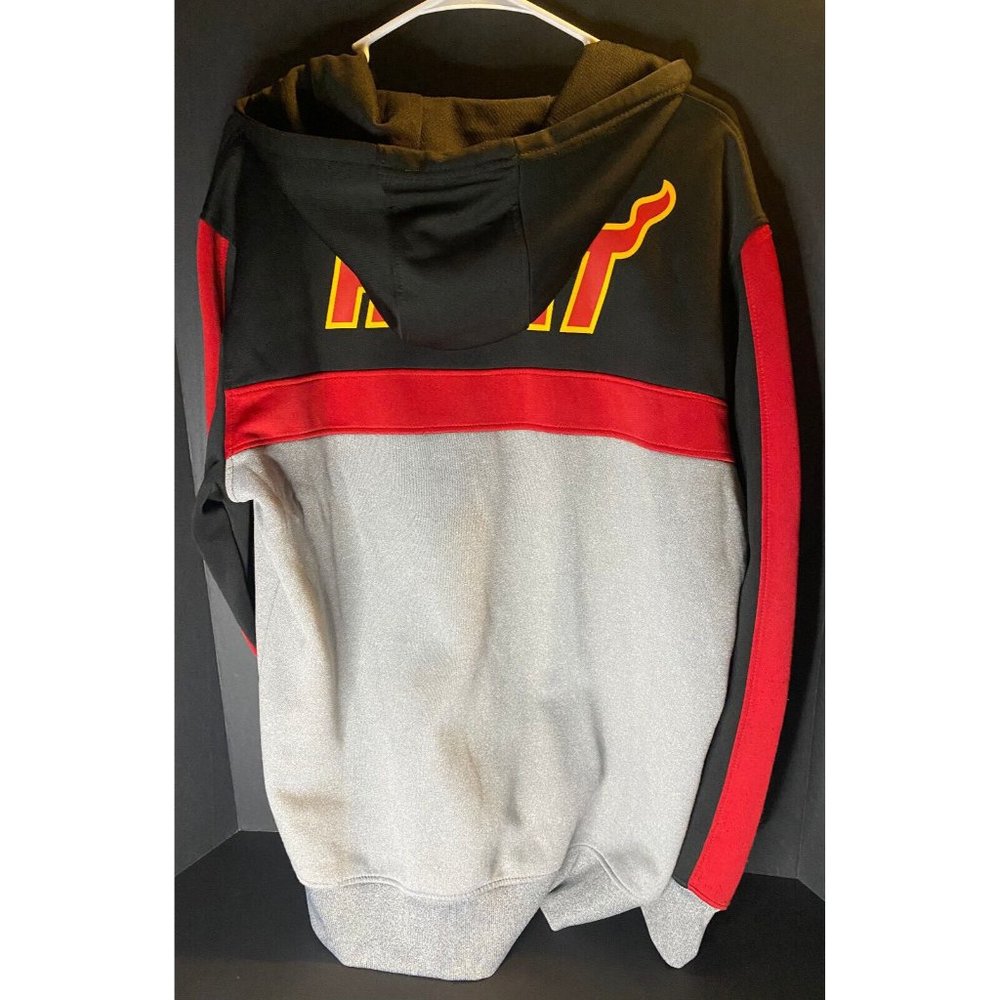 UNK NBA Mens Fleece Pullover Miami Heat Mens L Hoodie Full Zip Basketball - Picture 3 of 7